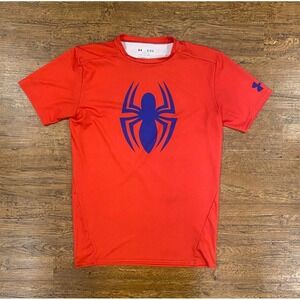 Under Armour Heat Gear 2014‎ Marvel Spider-Man Compression T-Shirt Men's XL Gym